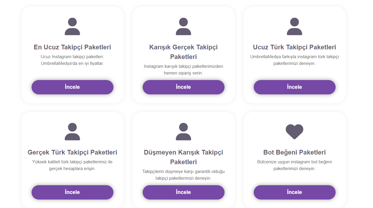 UmbrellaMedya – Takipçi, Beğeni ve Daha Fazlası